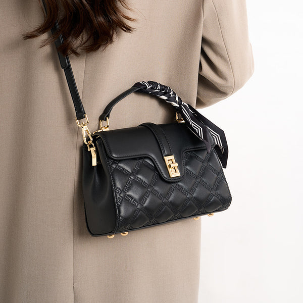 Quilted Leather Crossbody Bag